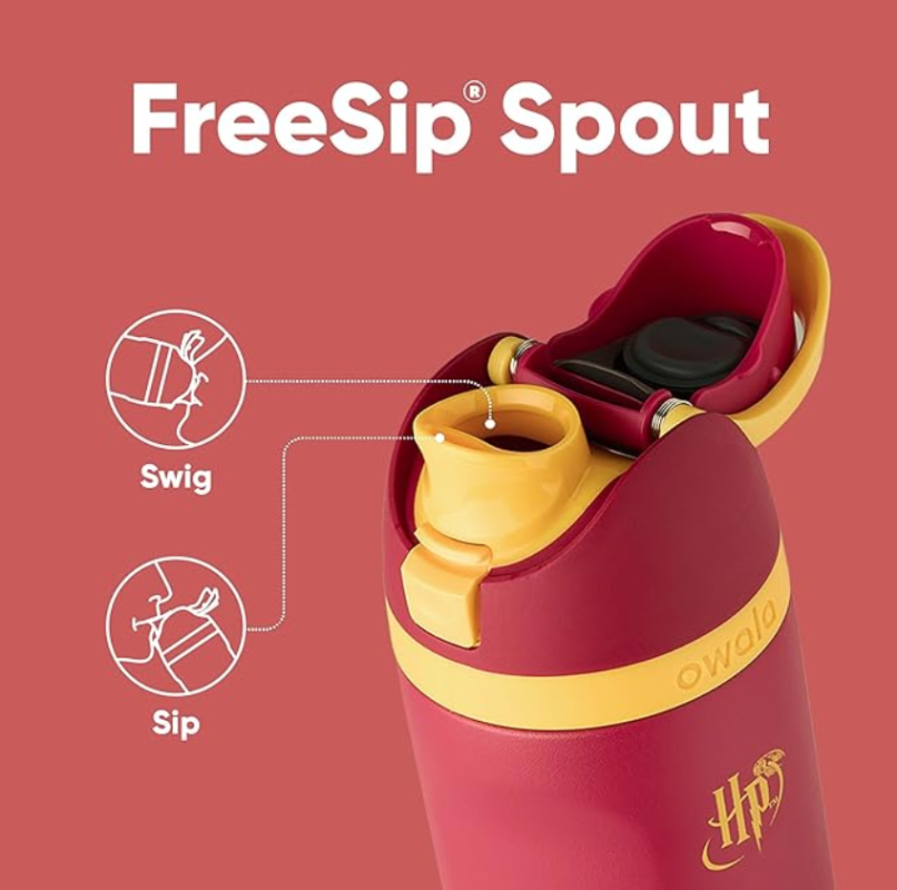 Owala Harry Potter FreeSip WaterBottle – 24oz Gryffindor