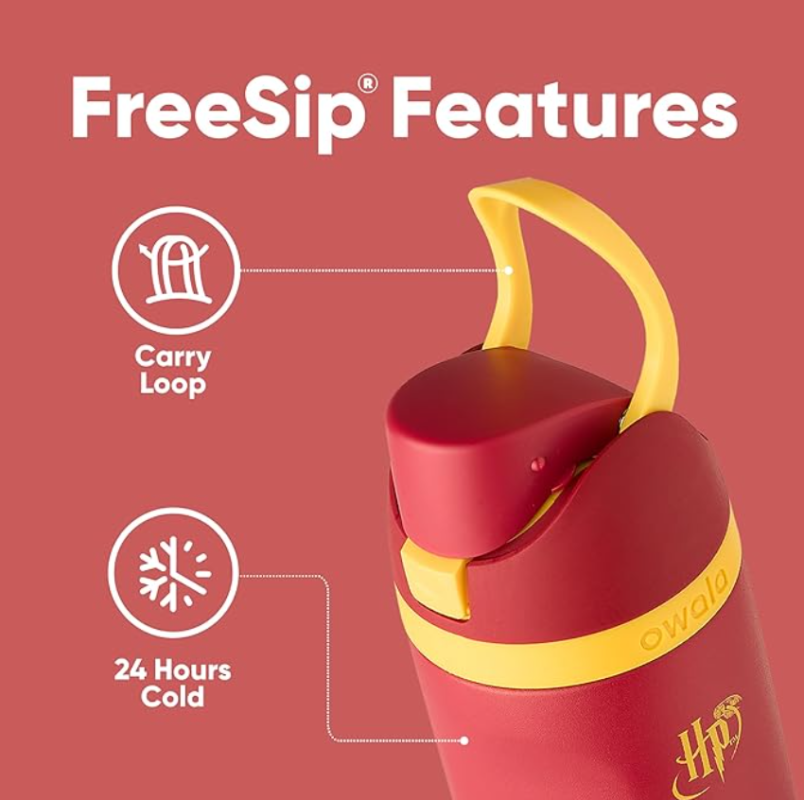 Owala Harry Potter FreeSip WaterBottle – 24oz Gryffindor