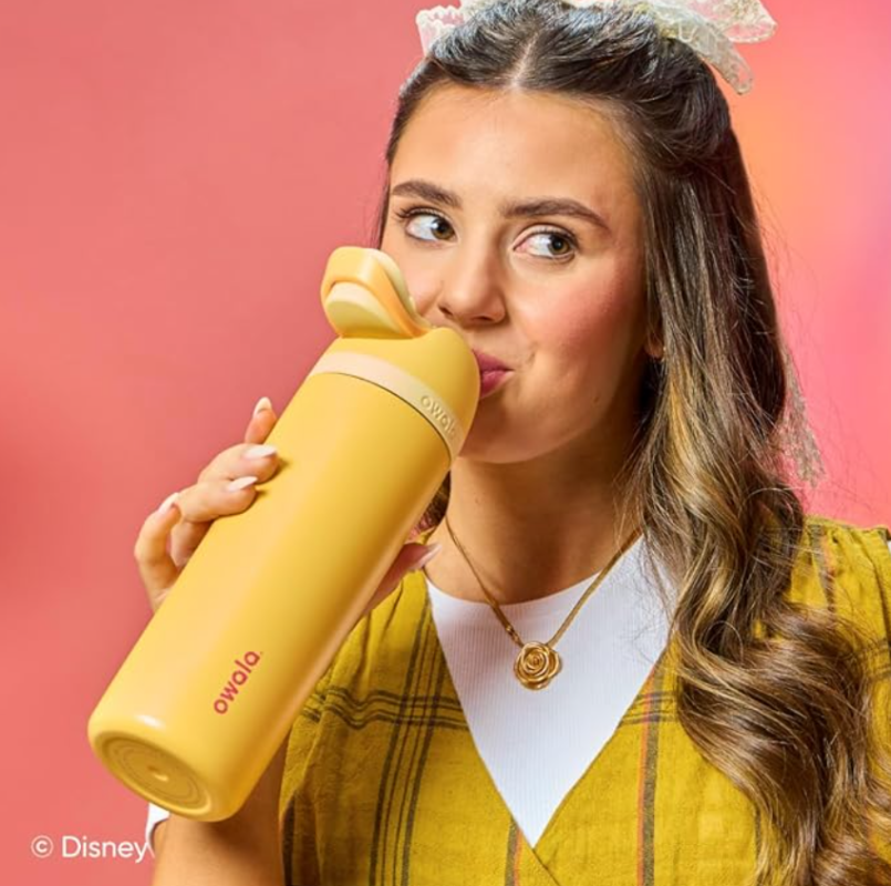 Owala Disney Princess FreeSipWater Bottle – 24oz Belle
