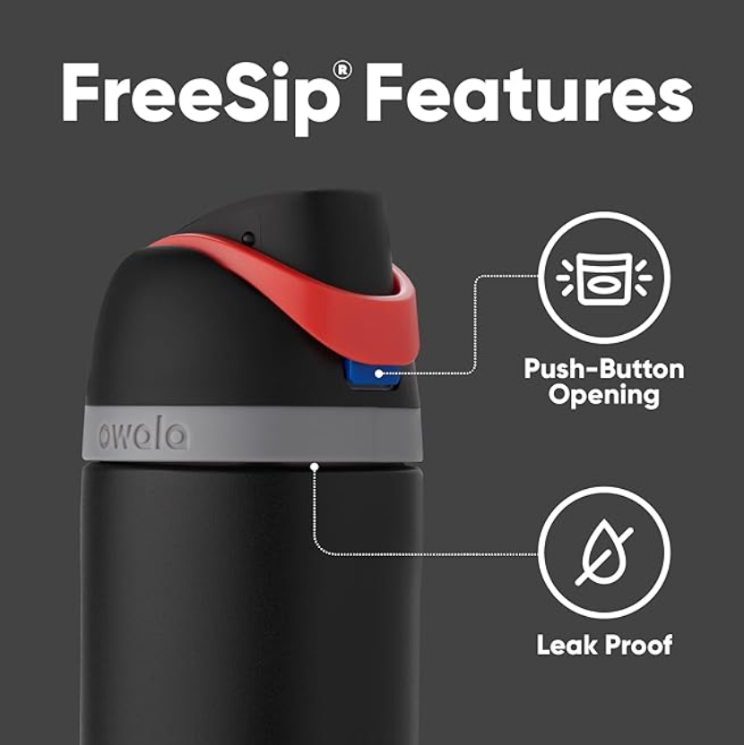 Owala Star Wars FreeSip WaterBottle – 24oz Darth Vader