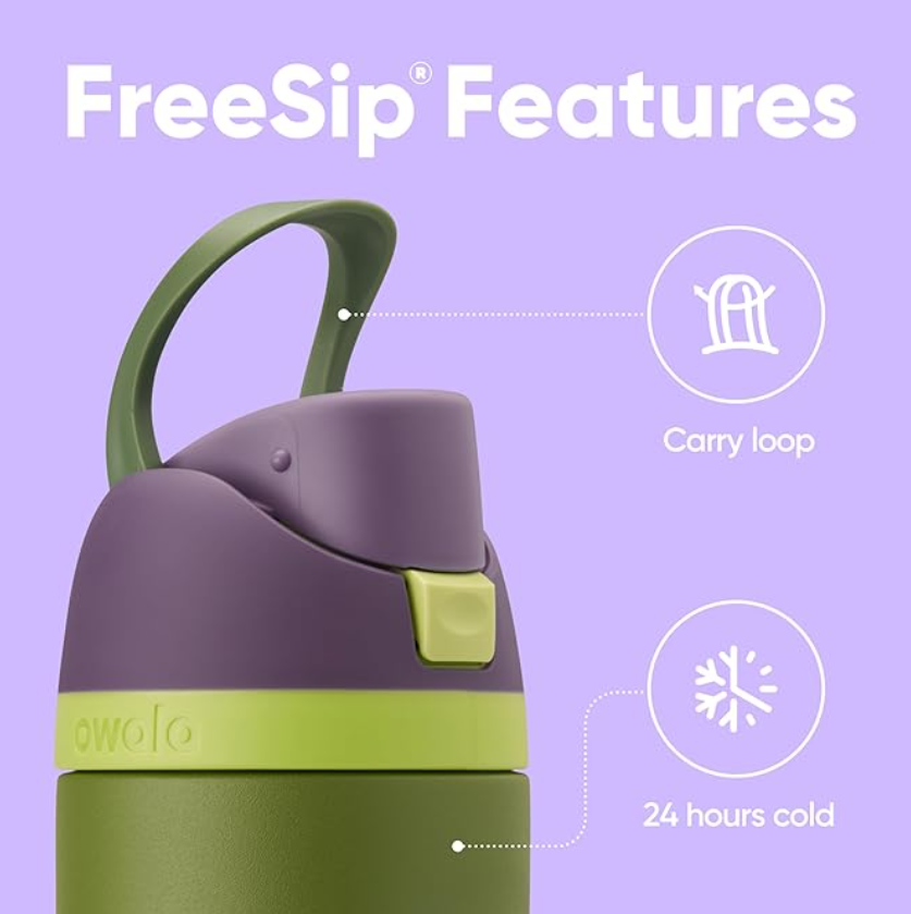 Owala Marvel FreeSip WaterBottle – 24oz Hulk