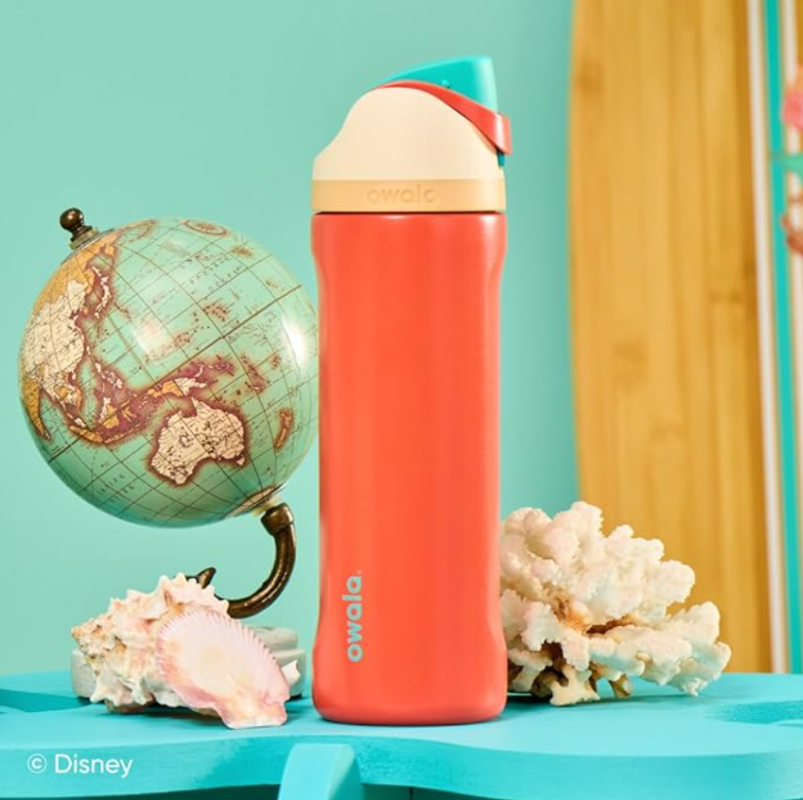 Owala Disney Princess FreeSipWater Bottle – 24oz Moana