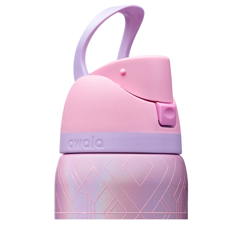Wicked: For Good x OwalaFreeSip 32oz Water Bottle –Glinda Pink