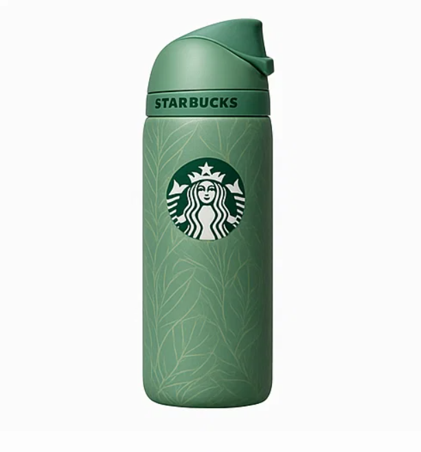 Owala × Starbucks 32oz Stainless Steel Bottle Sage Green