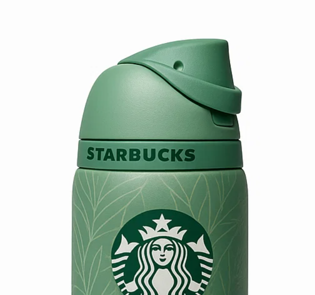 Owala × Starbucks 32oz Stainless Steel Bottle Sage Green