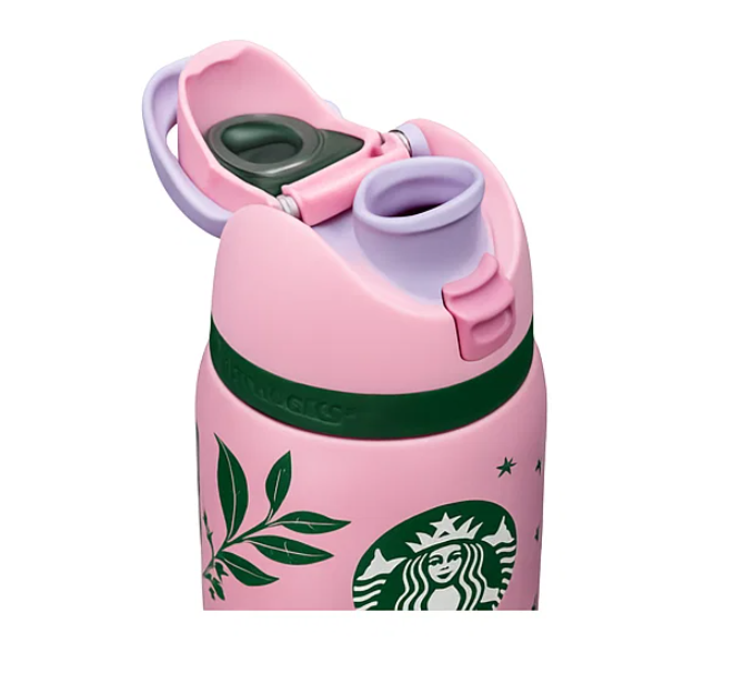 Owala × Starbucks 14ozStainless Steel Bottle Dusty Ro