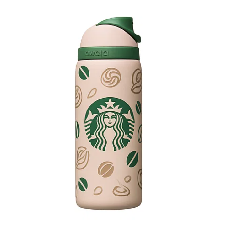 Owala × Starbucks Free SipStainless Steel Insulated Bottle32oz – Blush Cream