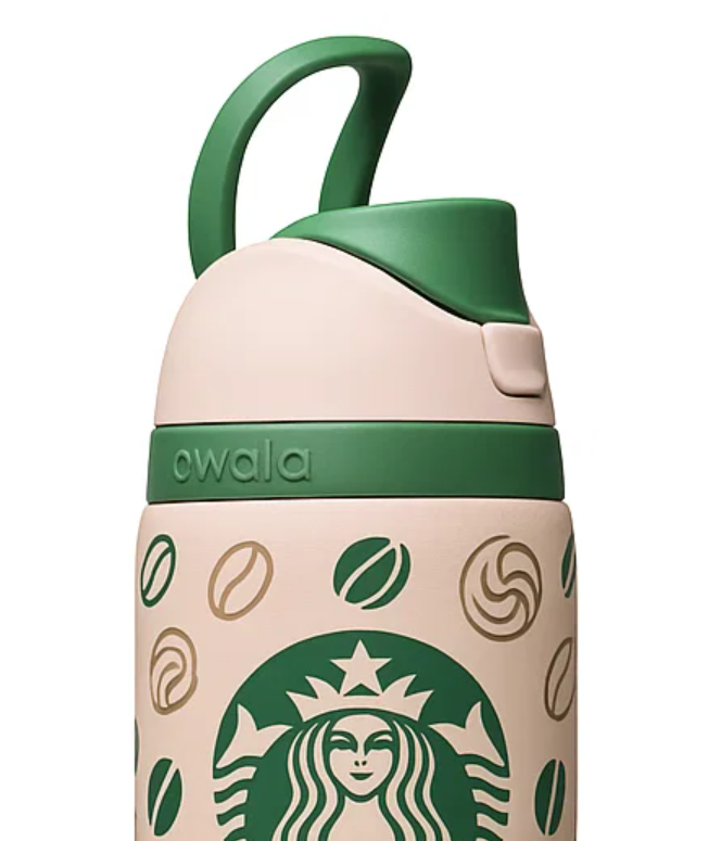 Owala × Starbucks Free SipStainless Steel Insulated Bottle32oz – Blush Cream